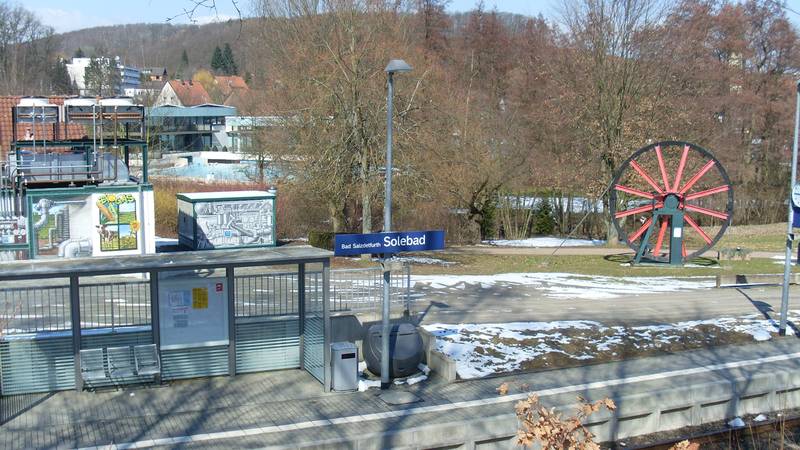 Haltepunkt Solebad der Lammetalbahn