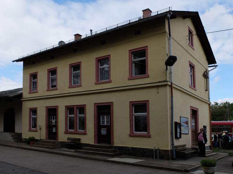 Der ehemalige Bahnhof Mühlroff