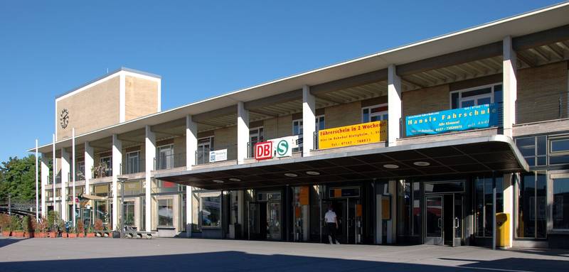 train station of Bietigheim-Bissingen, Baden-Württemberg, Germany.