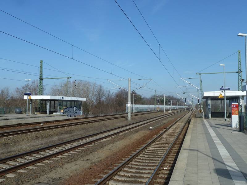 Bahnhof Teltow, Bahnsteig