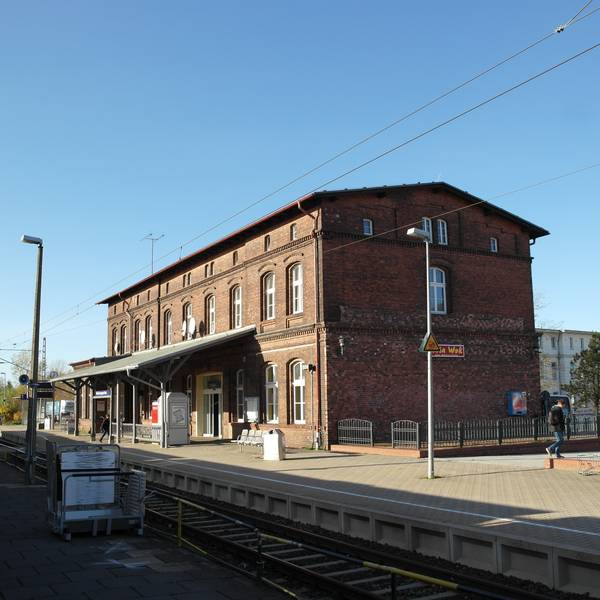 Bahnhof Ribnitz-Damgarten West, denkmalgeschützt