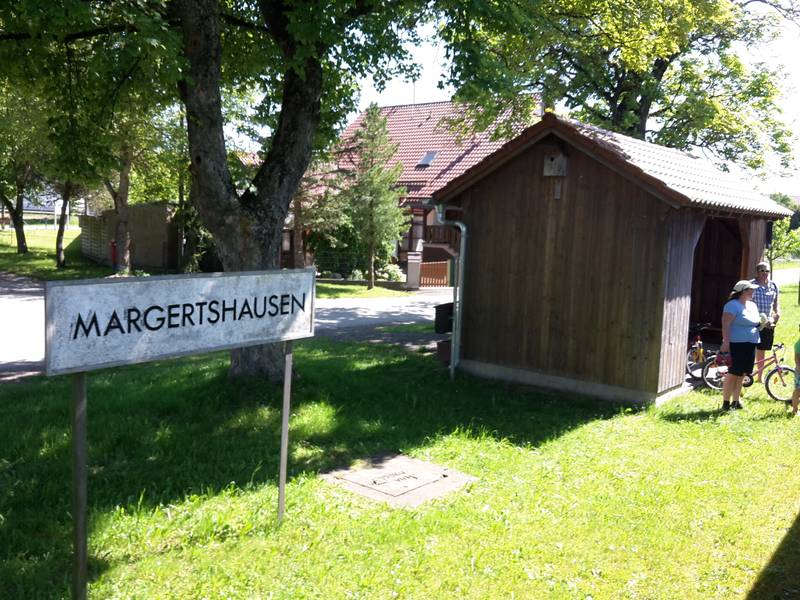 Train Station Margertshausen at the Staudenbahn