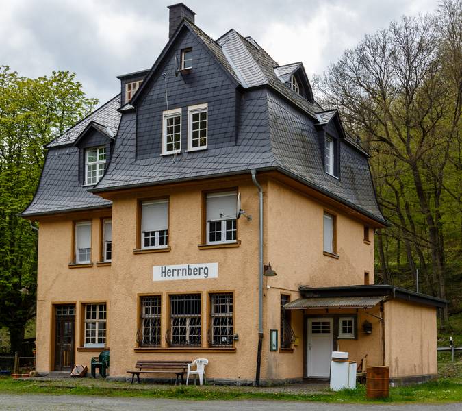 Bahnhof Herrnberg, Gemarkung Nanzenbach