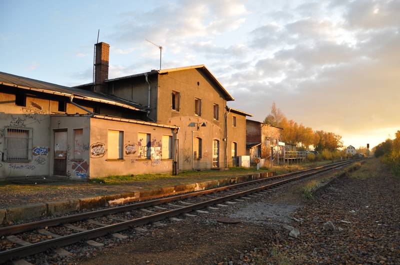 Bahnhof Bischheim-Gersdorf, Bahnstrecke Kamenz–Pirna