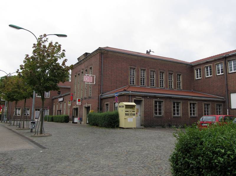 Train station of Sulzbach in Saarland
