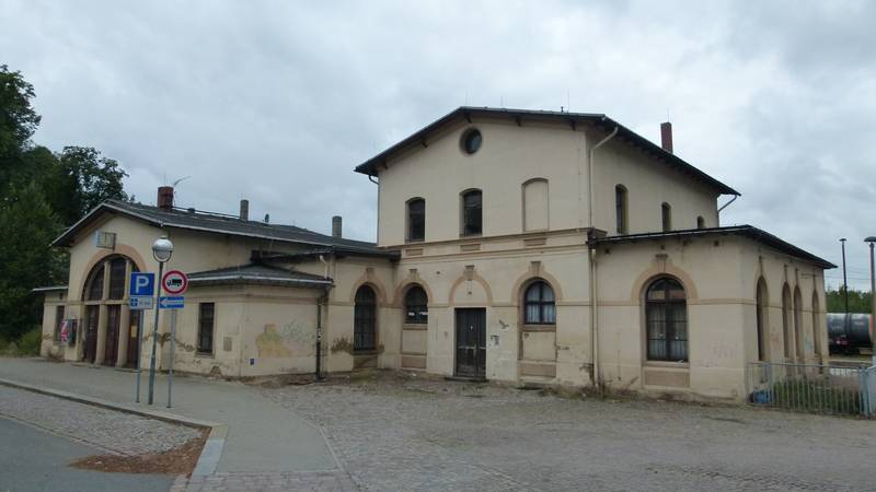 Denkmalgeschützter Bahnhof Nossen, Sachsen