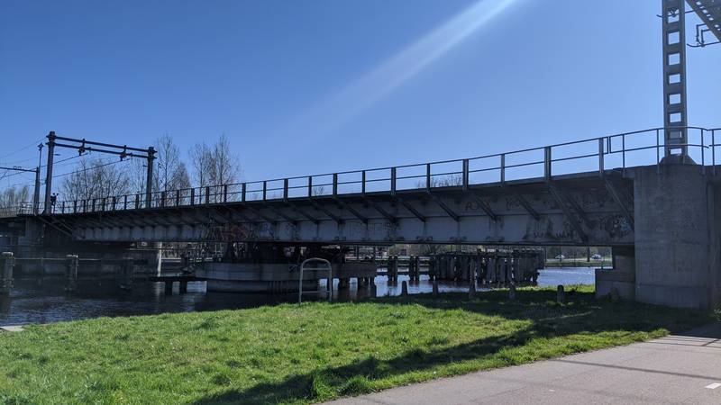 Spoorbrug Purmerend, a railway bridge in Purmerend, the Netherlands