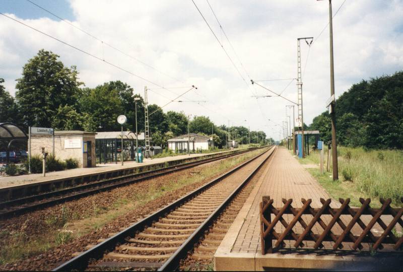 Haltepunkt Loxstedt.