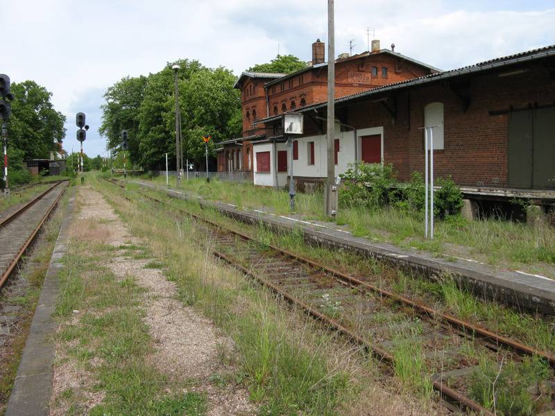 Train station Klötze, Altmark, Germany
