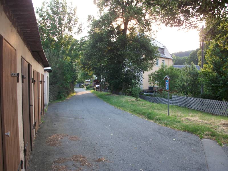 Ehemaliger Haltepunkt Mittelherold, Blick in Richtung Thum (2017)