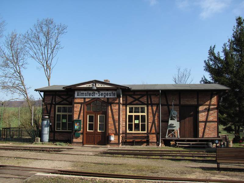 Former railway station, Almstedt, Lower Saxony, Germany