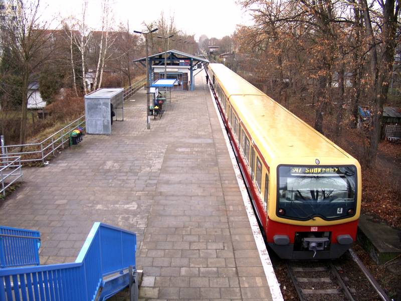 station <i>Oberspree</i> of the Berlin S-Bahn