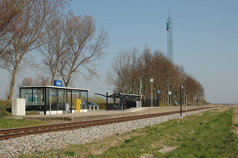 The railwaystation of Hindeloopen.