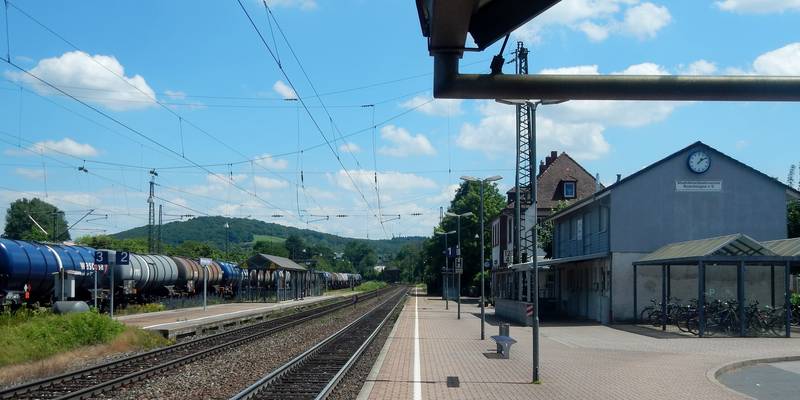 Bahnhof Wilferdingen mit Modelleisenbahnverein MEVR