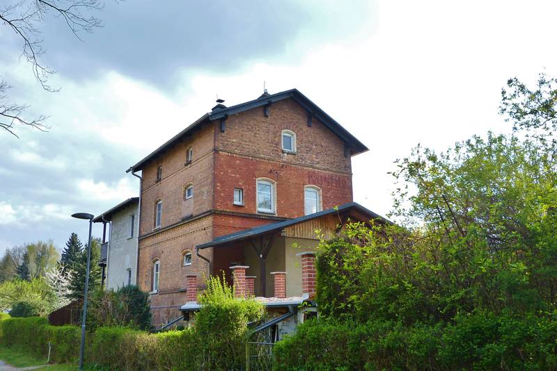 Former railway station in Kostitz