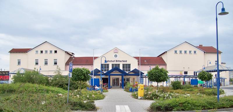 Bahnhof in Bitterfeld
