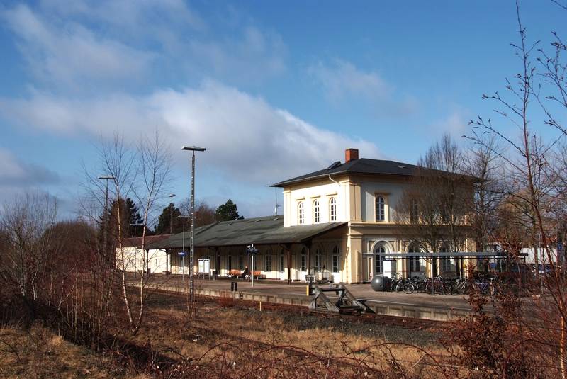 The railwaystation Neustadt in Holstein