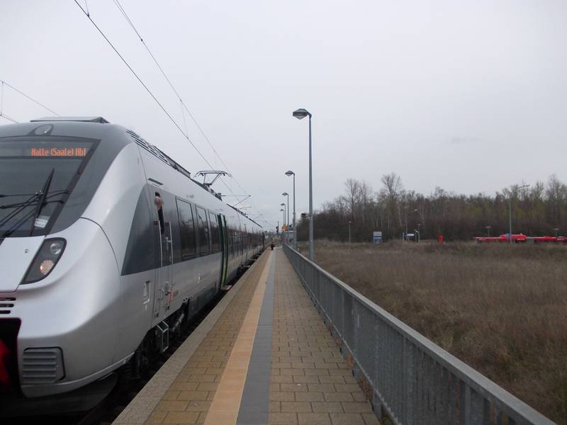 Halle Messe train station (Halle/Saale, Saxony-Anhalt)