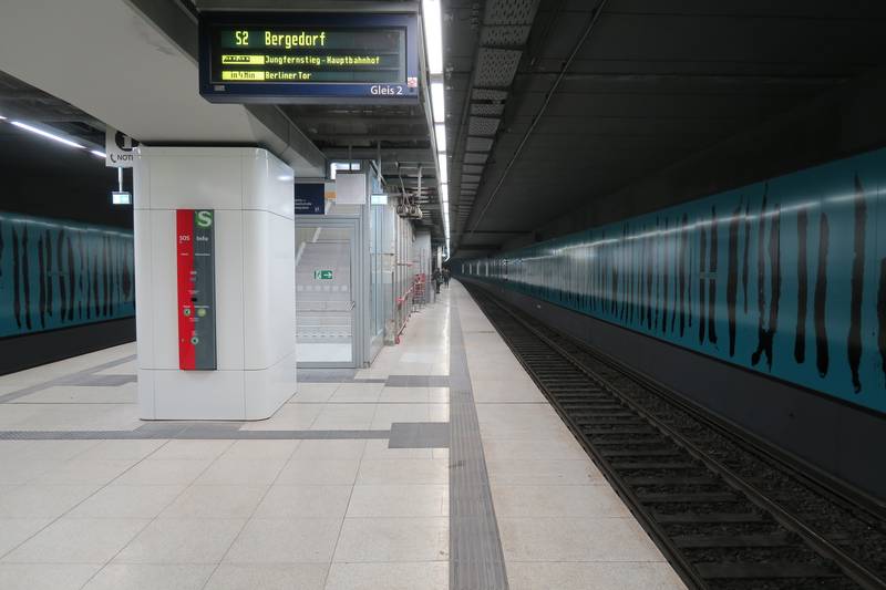 S-Bahnhof Stadthausbrücke, März 2018