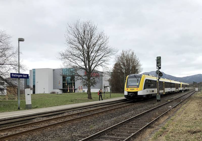 Bahnhof Balingen Süd im Zollernalbkreis