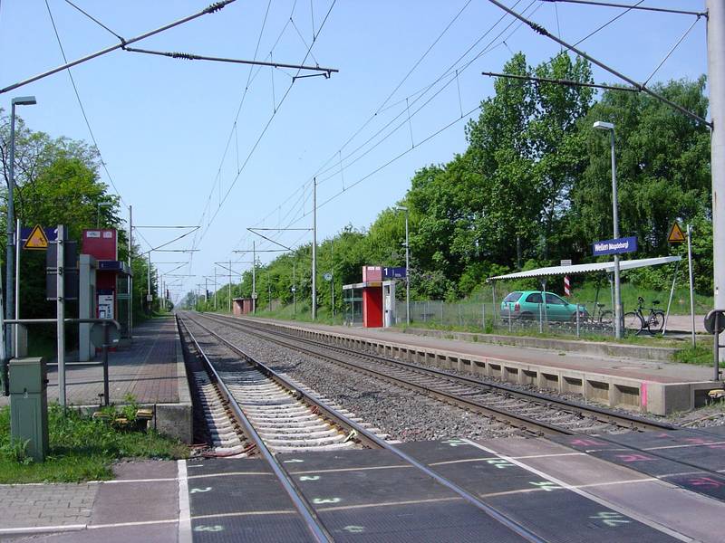 Railway station Wellen (b Magdeburg)