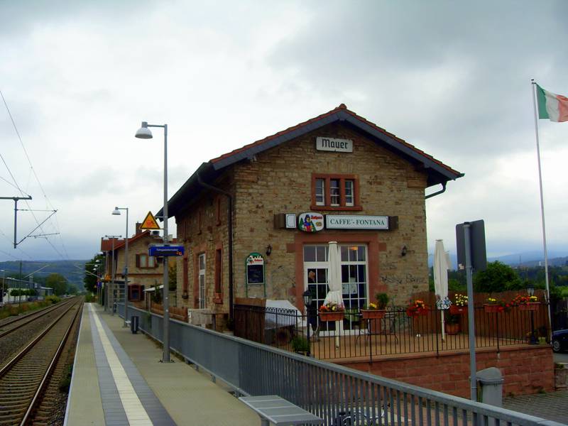 Train station in Mauer