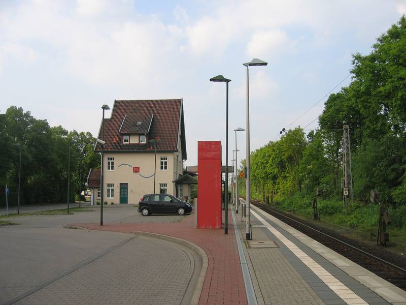 Bahnhof Petershagen-Lahde im Kreis Minden-Lübbecke