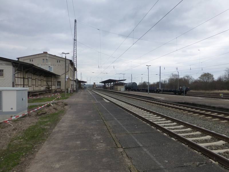 Am Bahnhof Bleicherode Ost