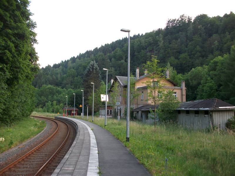 Bahnhof Wilischthal, Normalspurteil (2017)