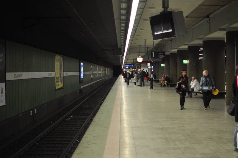 S-Bahn Station Stadtmitte in Stuttgart