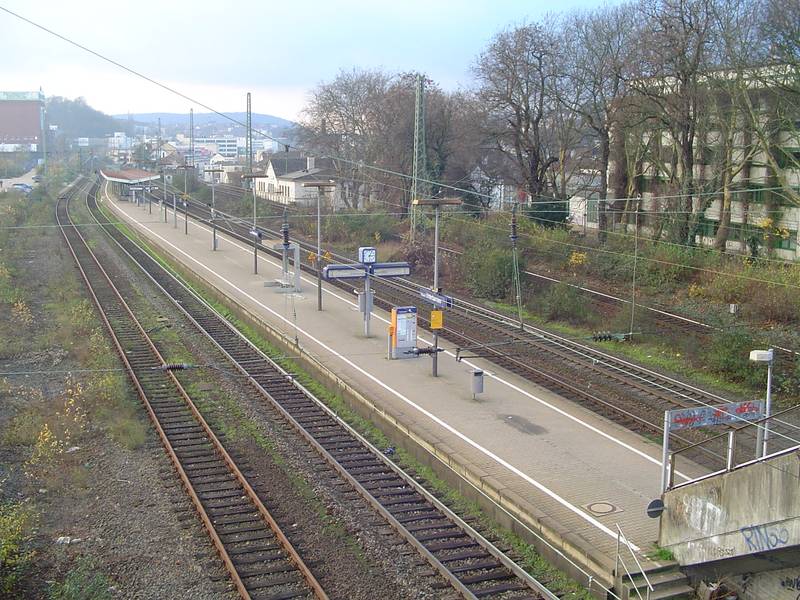Unterbarmen train station (S-Bahn), Wuppertal, Germany