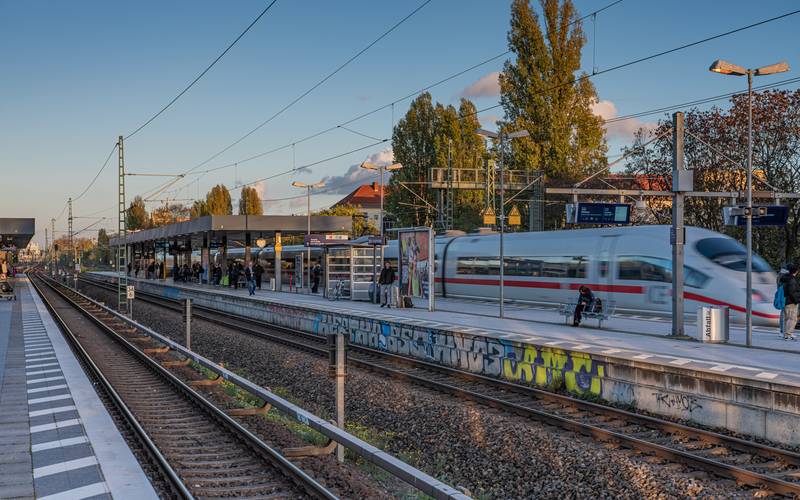 Jungfernheide station in Berlin, Germany