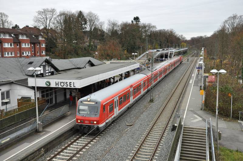 x-Class carriages in Hösel. A week later, they were withdrawn on this line.