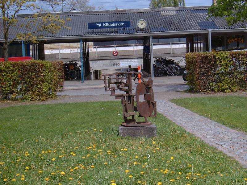 A picture of the Danish Raill Station: Kildebakke