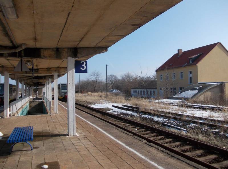 Braunsbedra train station (district of Saalekreis, Saxony-Anhalt)