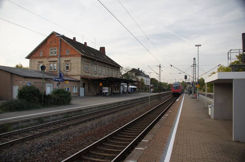 Bahnhof Metzingen.