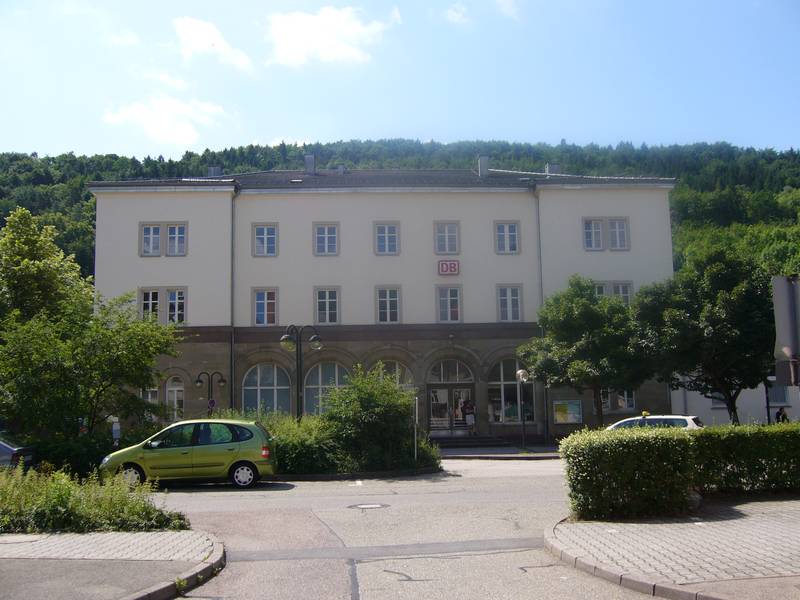 Bahnhof von Horb am Neckar.