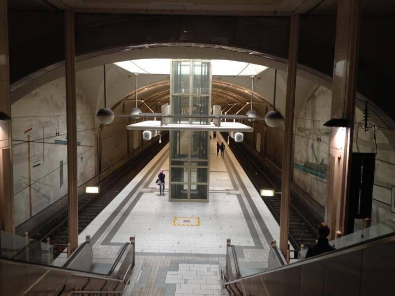 S-Bahn-Station in Offenbach-Kaiserlei