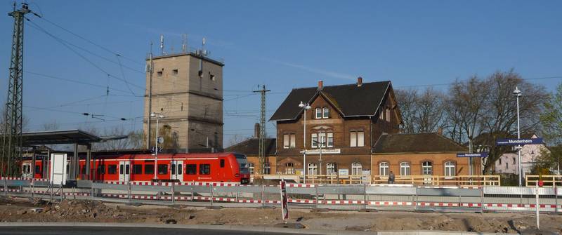train station in Ludwigshafen, Germany