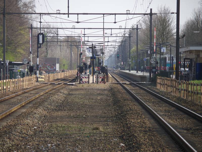 Wijchen railway station, the Netherlands