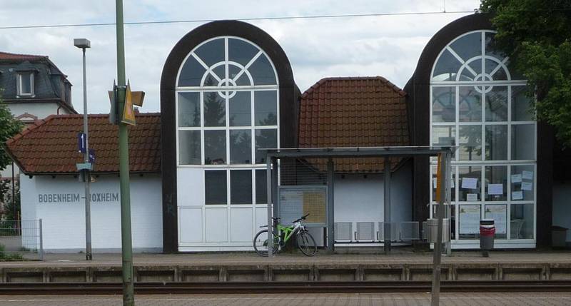 train station of Bobenheim-Roxheim, Germany