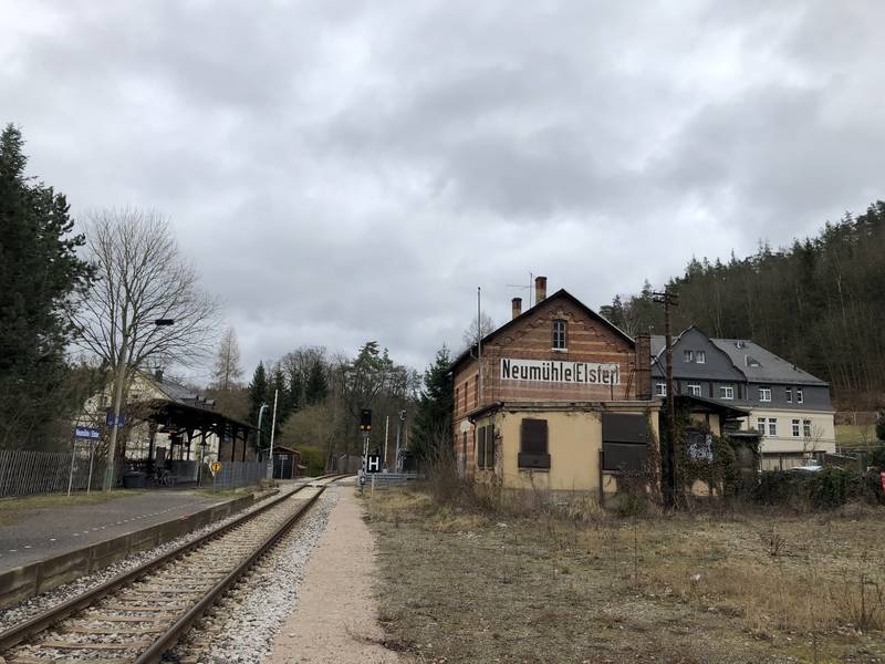 Bahnhof Neumühle (Elster) (2020)