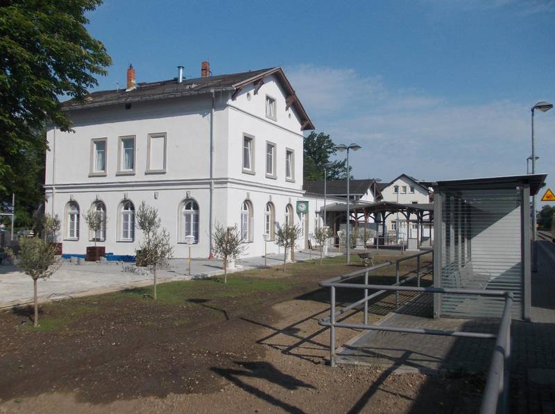 Bad Lausick train station (Leipzig district, Saxony)