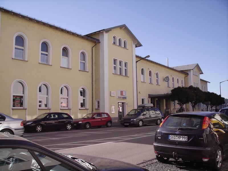 Schwandorf station from the front