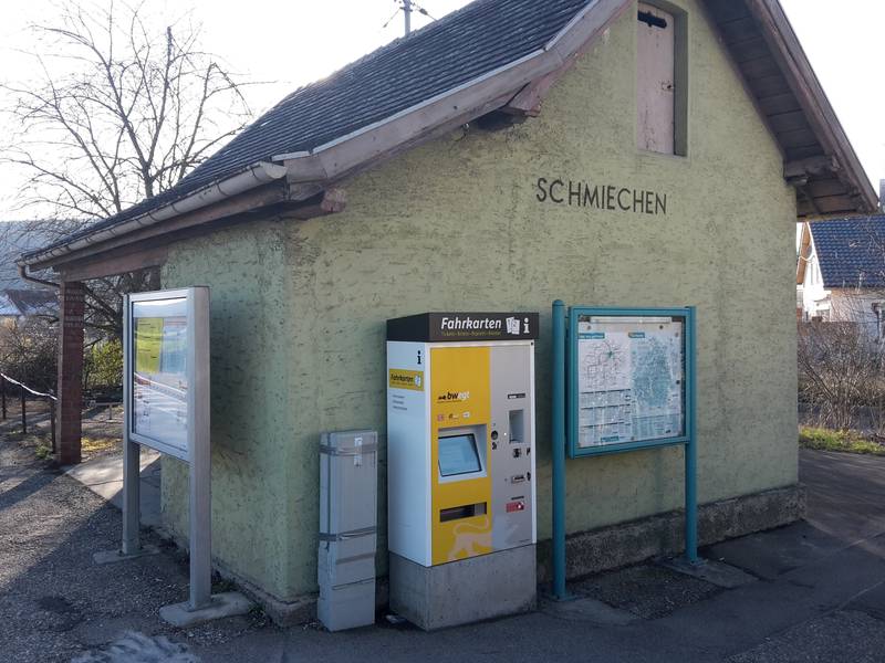 Schmiechen railway stop