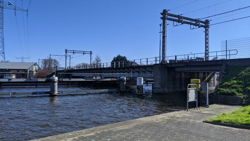 Spoorbrug Zaandam, a railway bridge in Zaandam, the Netherlands