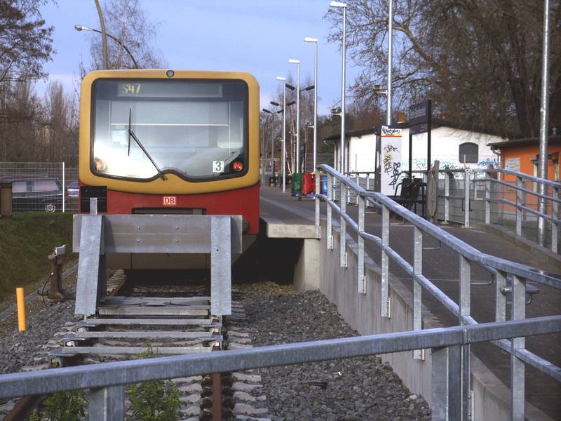 station <i>Spindlersfeld</i> of the Berlin S-Bahn