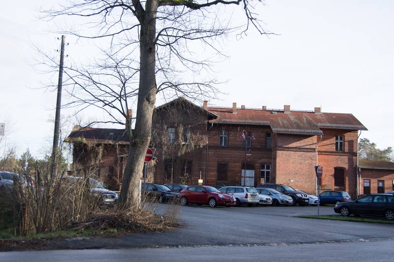 Halbe, Ortsteil Brand in Brandeburg. Der Bahnhof Brand steht unter Denkmalschutz.