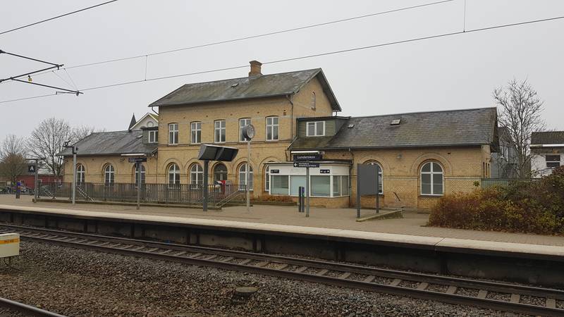 Lunderskov Station set fra perron 2/3