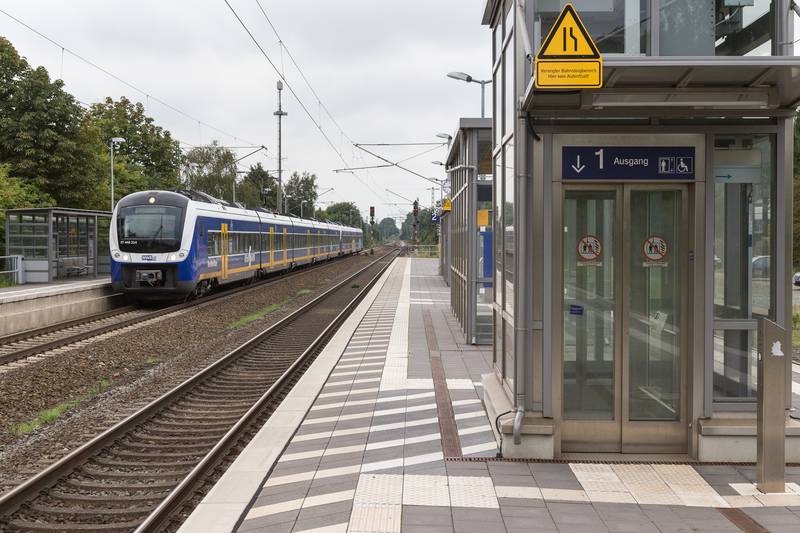 Bahnhof bzw. Haltestelle Etelsen an der Strecke Bremen-Hannover